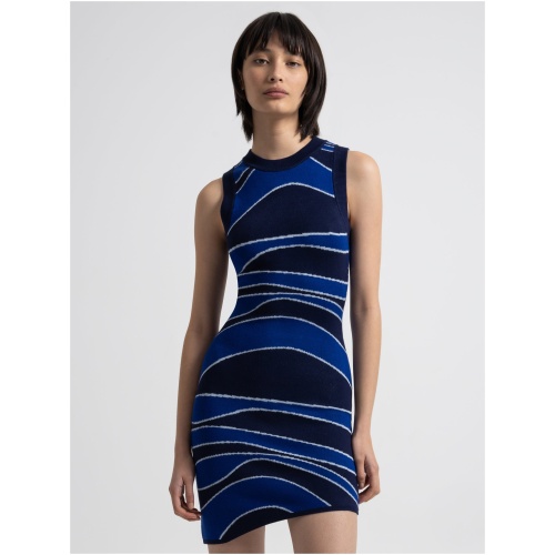 Winnie Knit Dress in Aquatic