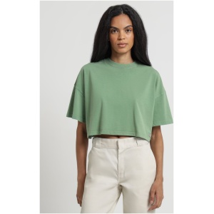 330 Cropped T-Shirt in Jade Green