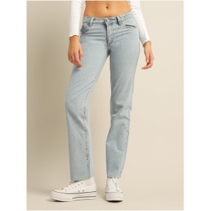 A 99 Low Straight Jeans in Walk Away Blue