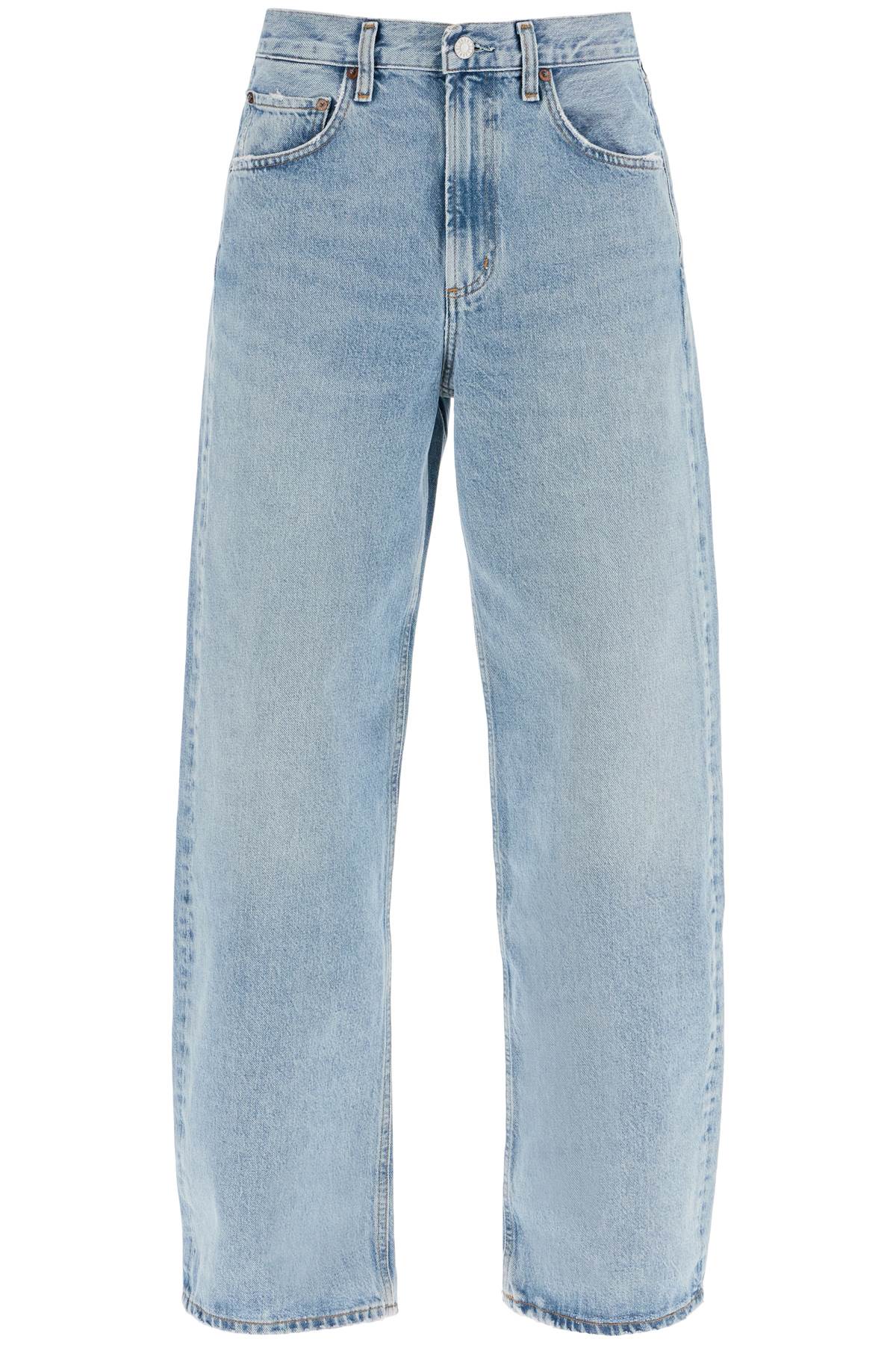 AGOLDE curved leg jeans for a