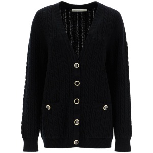 ALESSANDRA RICH oversized wool cardigan