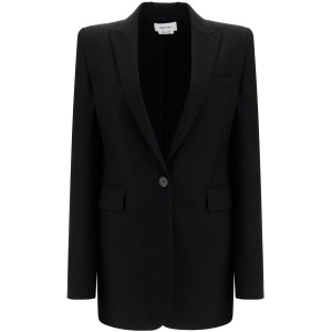 ALEXANDER MCQUEEN "gabardine jacket with chain