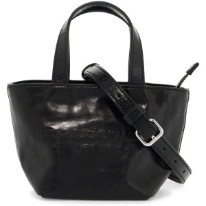 ALEXANDER WANG mini leather tote bag with punch detailing