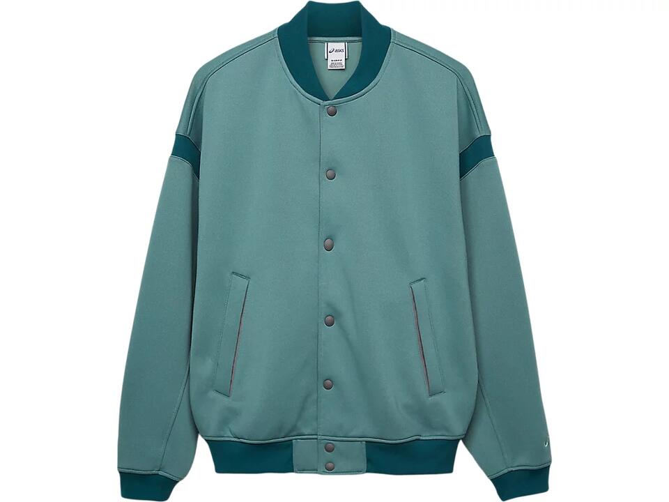 ASICS Knit Varsity Jacket - Celadon L