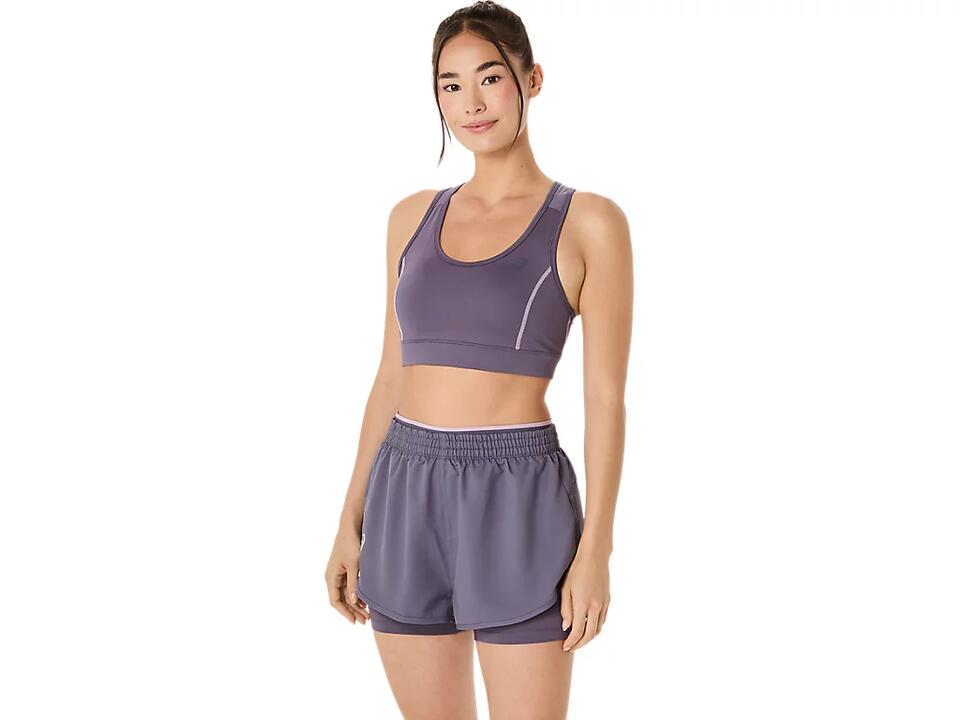 ASICS Women's Match Bra - Greyish Purple L