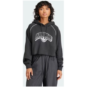 Adidas Originals Cs Crop Hoodie - Womens in Black