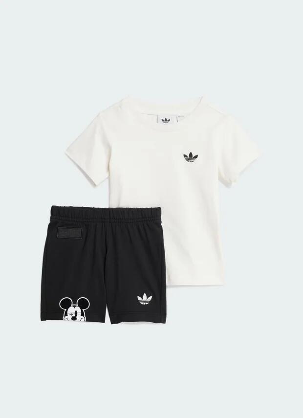 Adidas Originals Disney Mickey Mouse Short Tee Set - Infant in Black