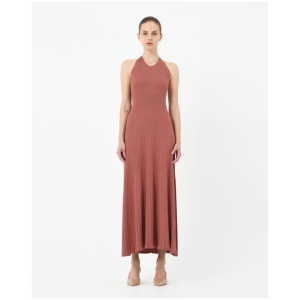 Akaroa Halter Neck Knit Dress