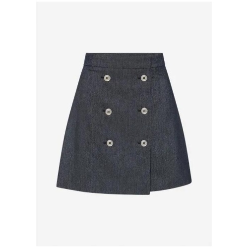 Ana Button Mini Skirt