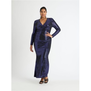 Angelica Maxi Dress Blue SHEIKE