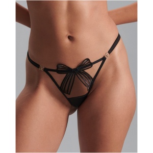 Annabel Open-Back Brief Black - Black / 12