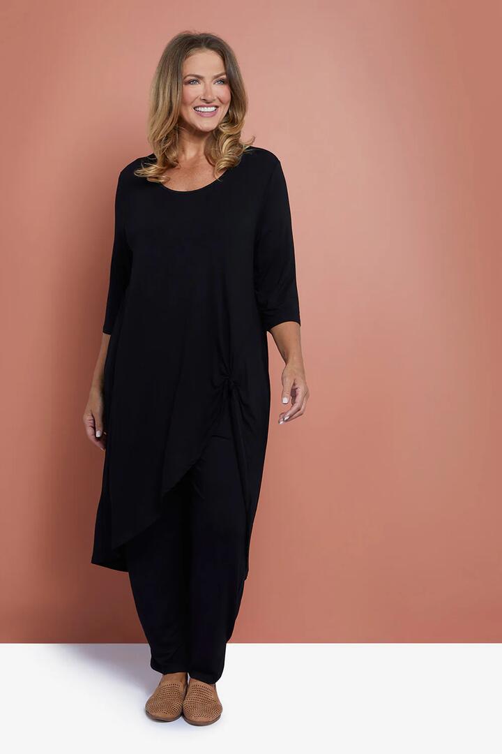 Ayana Tunic Top - Black - S/M