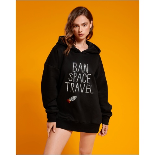 BB x Ashish Ban Space Travel Hoodie - Black / M/L