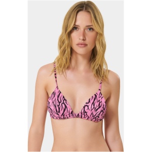 BB x Ashley Williams Tattoo Print Luxury Satin Soft Bra - Pink / L