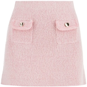 BRA632 knitted mini skirt