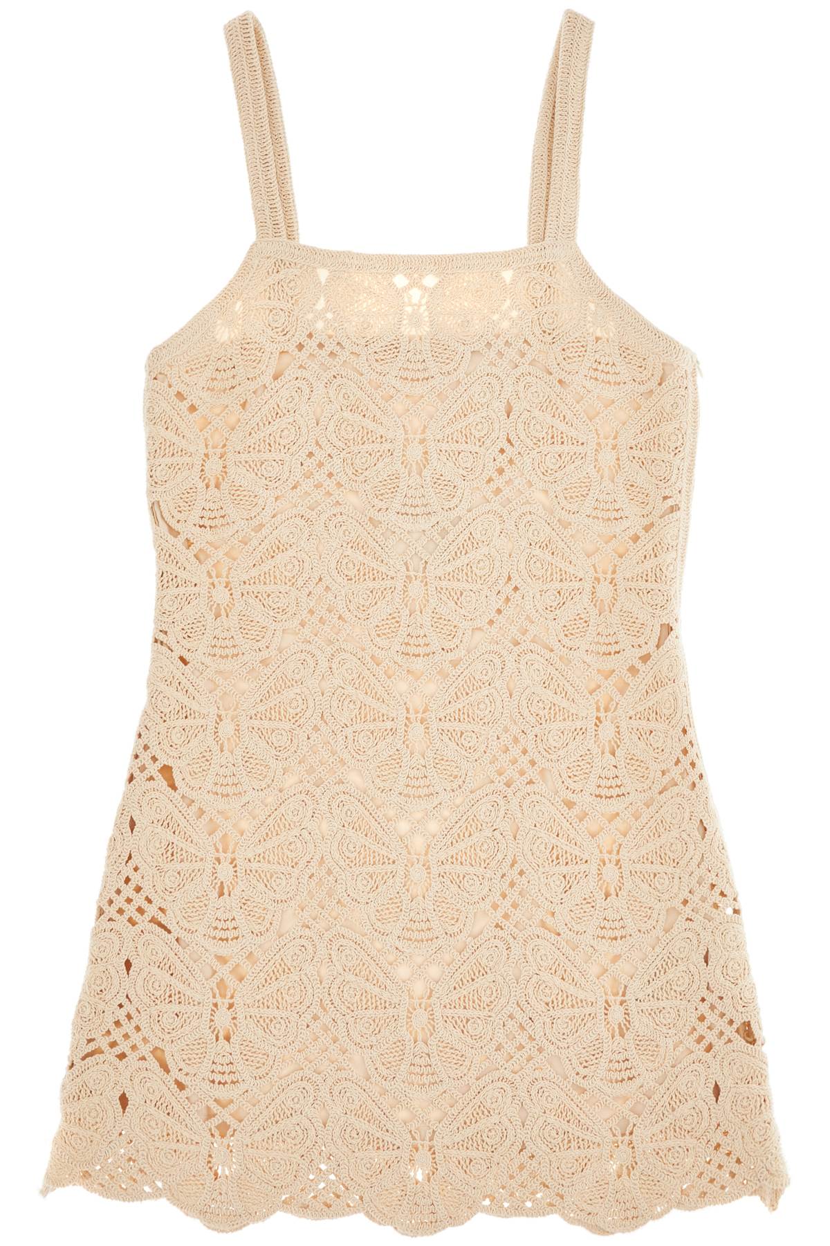 BY MALENE BIRGER crochet fall mini dress