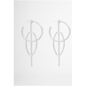 Berkley Earrings Silver SHEIKE