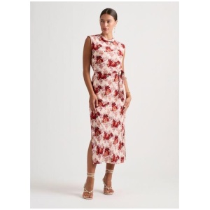 Brigita Sleeveless Silk Dress