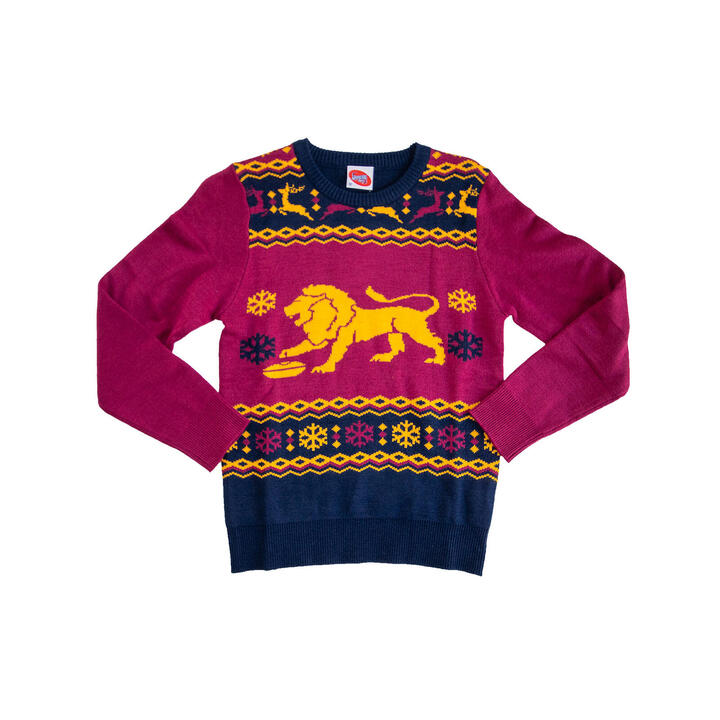 Brisbane Lions Youth Ugly Sweater | Buy Online With Afterpay & Zip