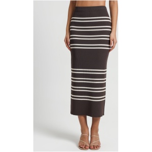 Bronwyn Midi Skirt in Coal