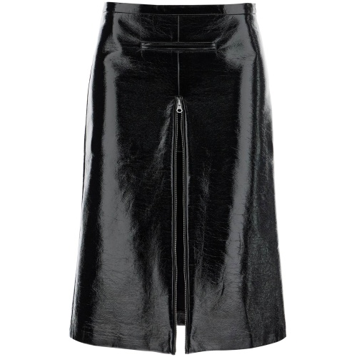 COURREGES vinyl midi skirt in seven