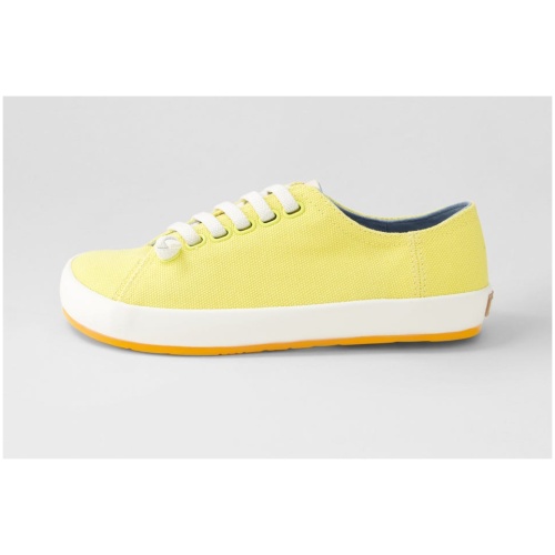 Camper 21897 Peu Cami Cm Yellow Canvas Yellow Sneakers Womens Shoes Casual Casual Sneakers