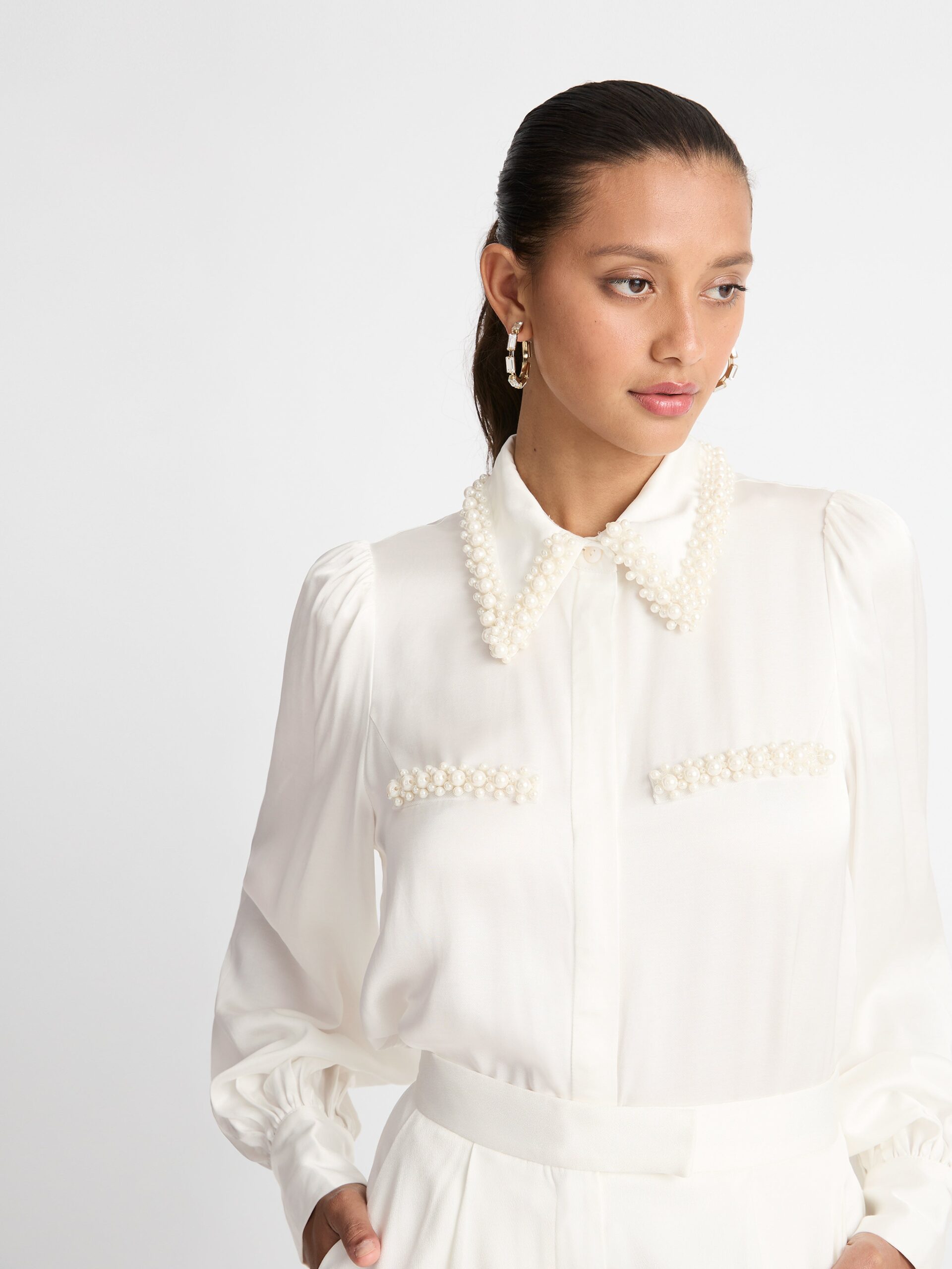 Candice Shirt Ivory SHEIKE