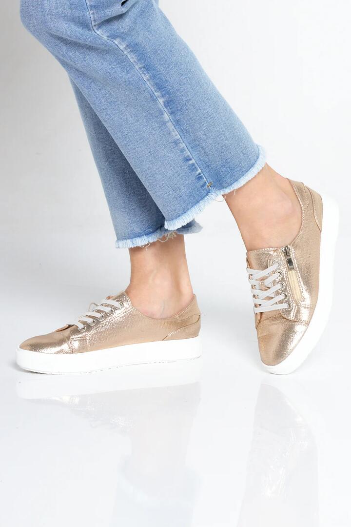 Cara Sneakers - Gold - 36