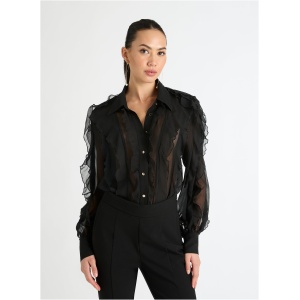 Cascading Shirt Black SHEIKE