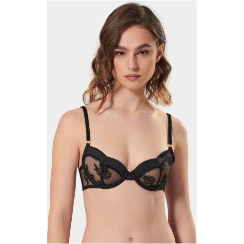 Cassandra Wired Bra Black - Black / 8A