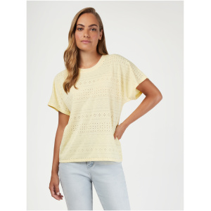 Caterina Crochet Tee Lemonade