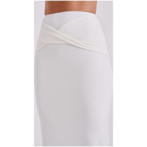 Ceri Maxi Twist Skirt - White