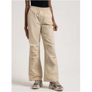 Chicago Parachute Pants in Bone