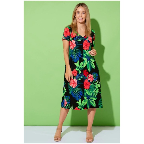 Christobel Dress - Hibiscus Island - 10