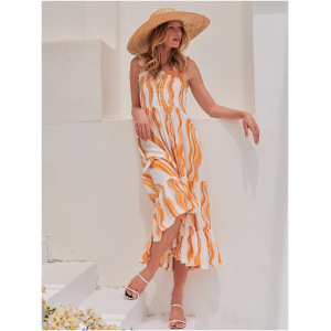 Coco Maxi Dress Butterscotch Swirl