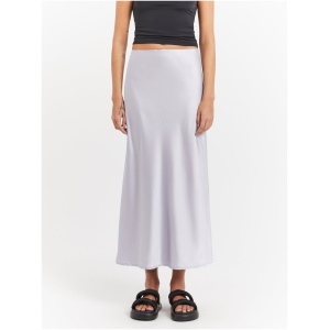 Coral Maxi Skirt in Silver