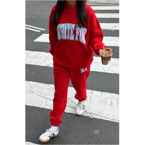 Decade Classics Varsity Sweatpants Red