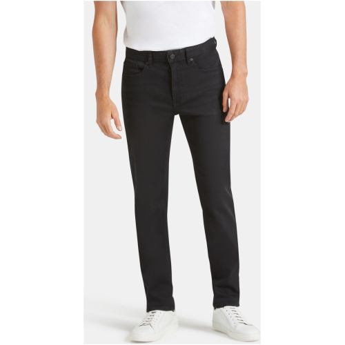 Denim Flex Slim Tapered Jeans Washed Black Washed Black