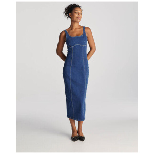 Denim Nights Maxi Dress