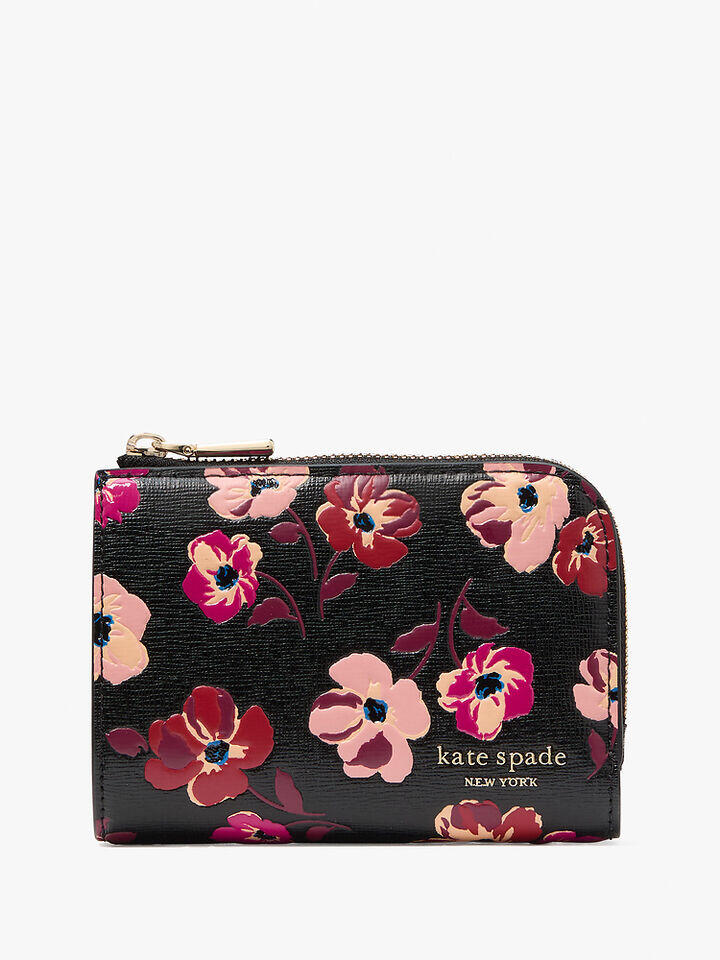 Devin Fall Poppies Small Compact Wallet