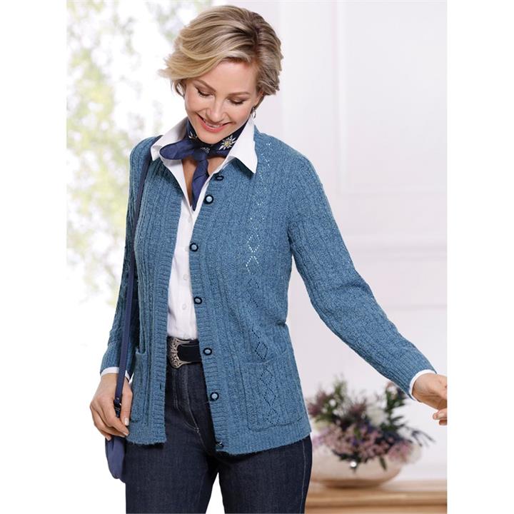 Diamond Ajour Cardigan