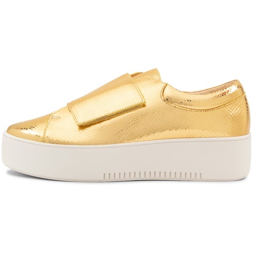 Django & Juliette Waim Dj Old Gold White Sole Lizard Old Gold White Sole Sneakers Womens Shoes Casual Casual Sneakers