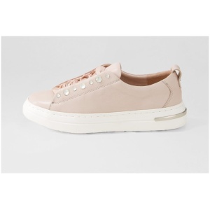 Django & Juliette Wilkes Dj Dusty Pink White Sole Leather Dusty Pink White Sole Sneakers Womens Shoes Casual Casual Sneakers