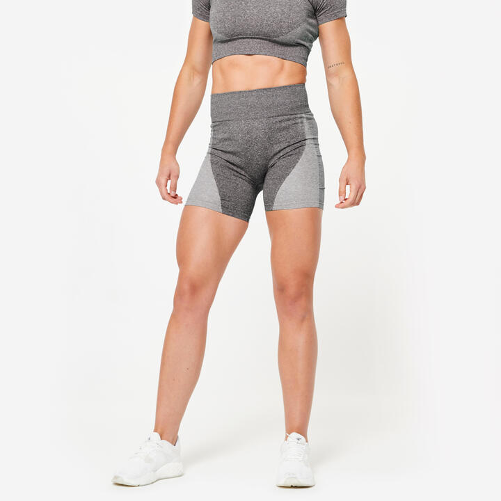 Domyos High-waisted Seamless Fitness Cycling Shorts | Buy Online With Afterpay & Zip