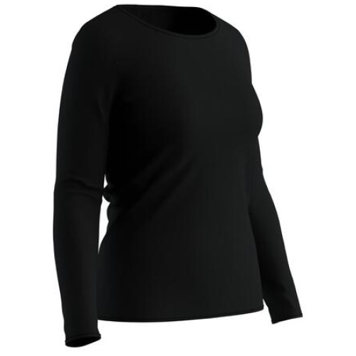 Domyos Women's Long-sleeved T-shirt 100 - Black | Buy Online With Afterpay & Zip