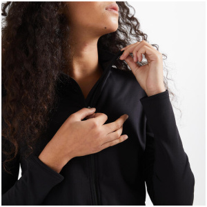 Domyos Women's Straight-cut Fitness Cardio Jacket - Black | Buy Online With Afterpay & Zip