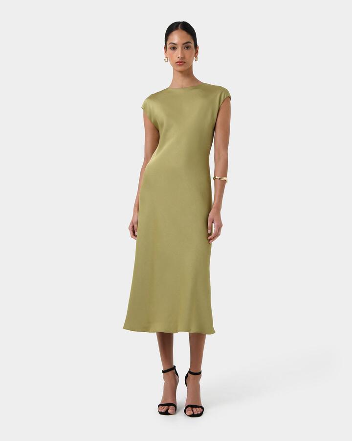 Dulce Satin Midi Dress