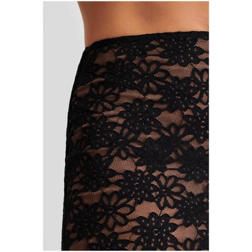 Elska Lace Maxi Skirt - Black