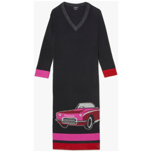 Embellished Car Sweater Dress