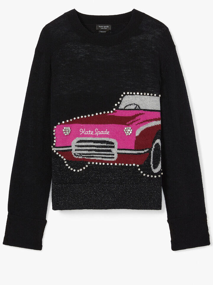 Embellished Car Sweater